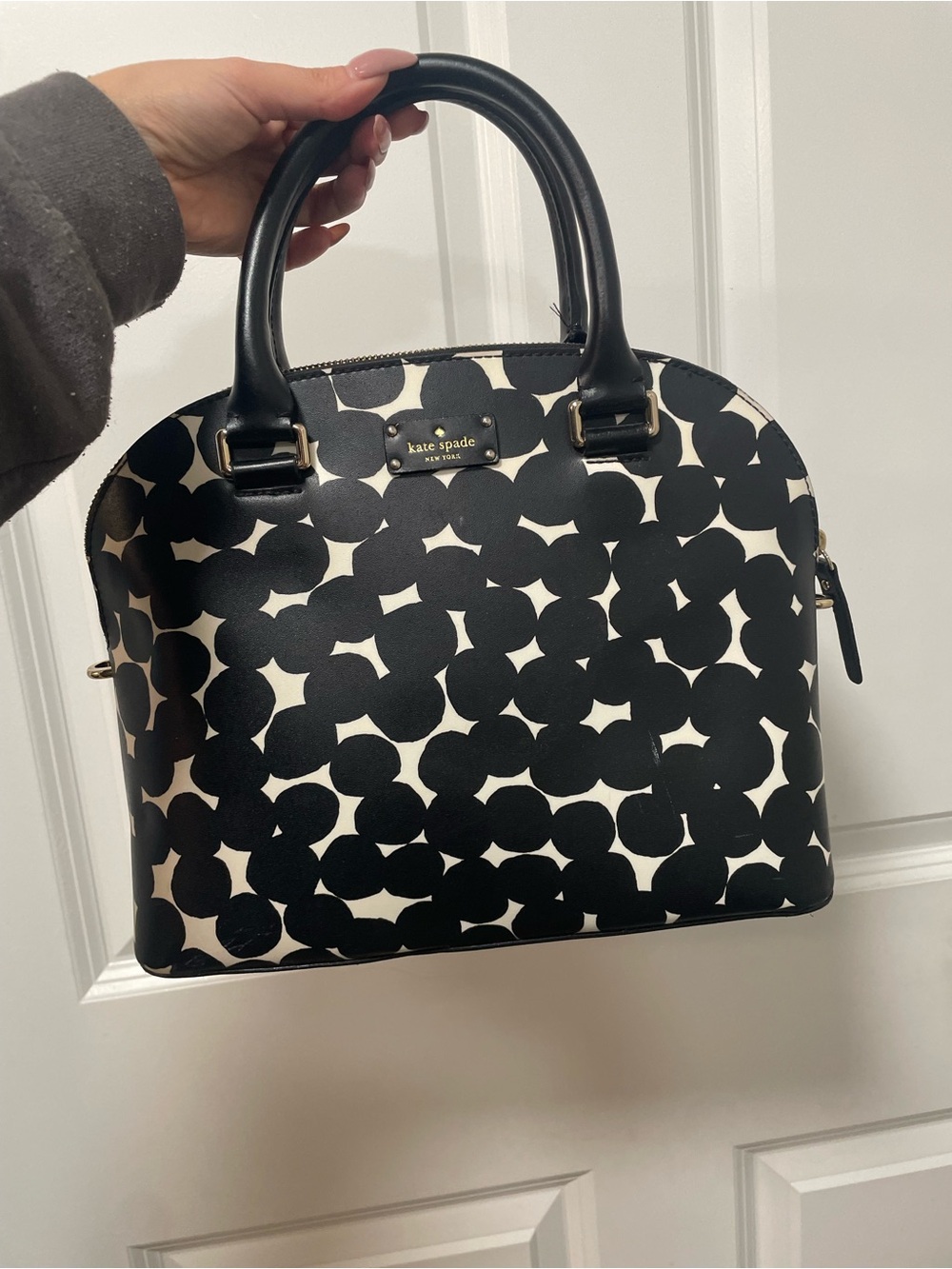 kate spade Grove Street Printed Dot Carli Satchel